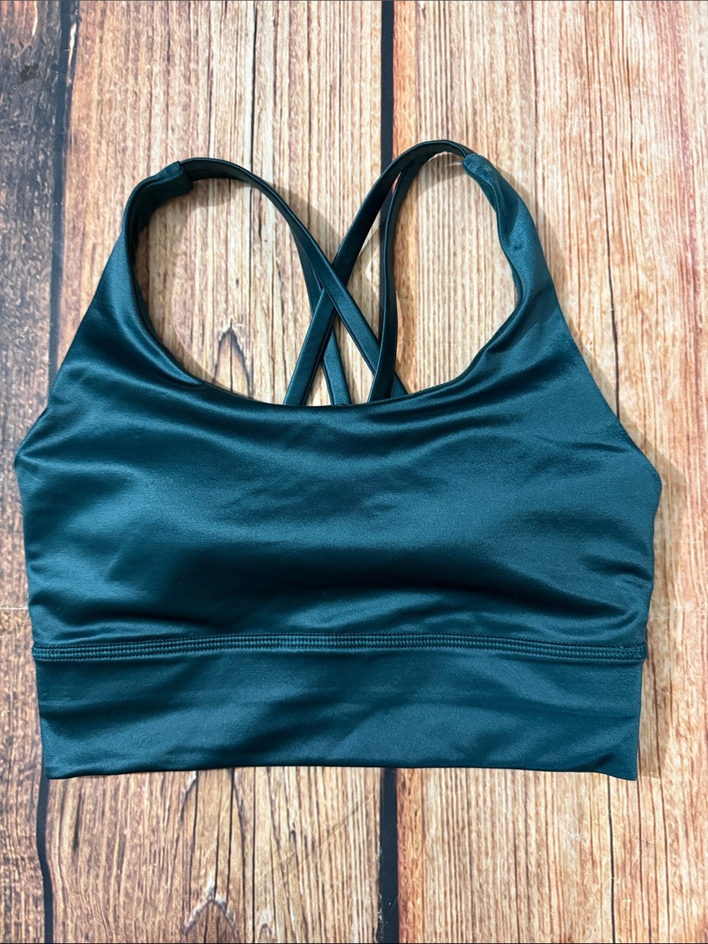 Lululemon Energy Bra Longline Dark Forest Green | Size 4